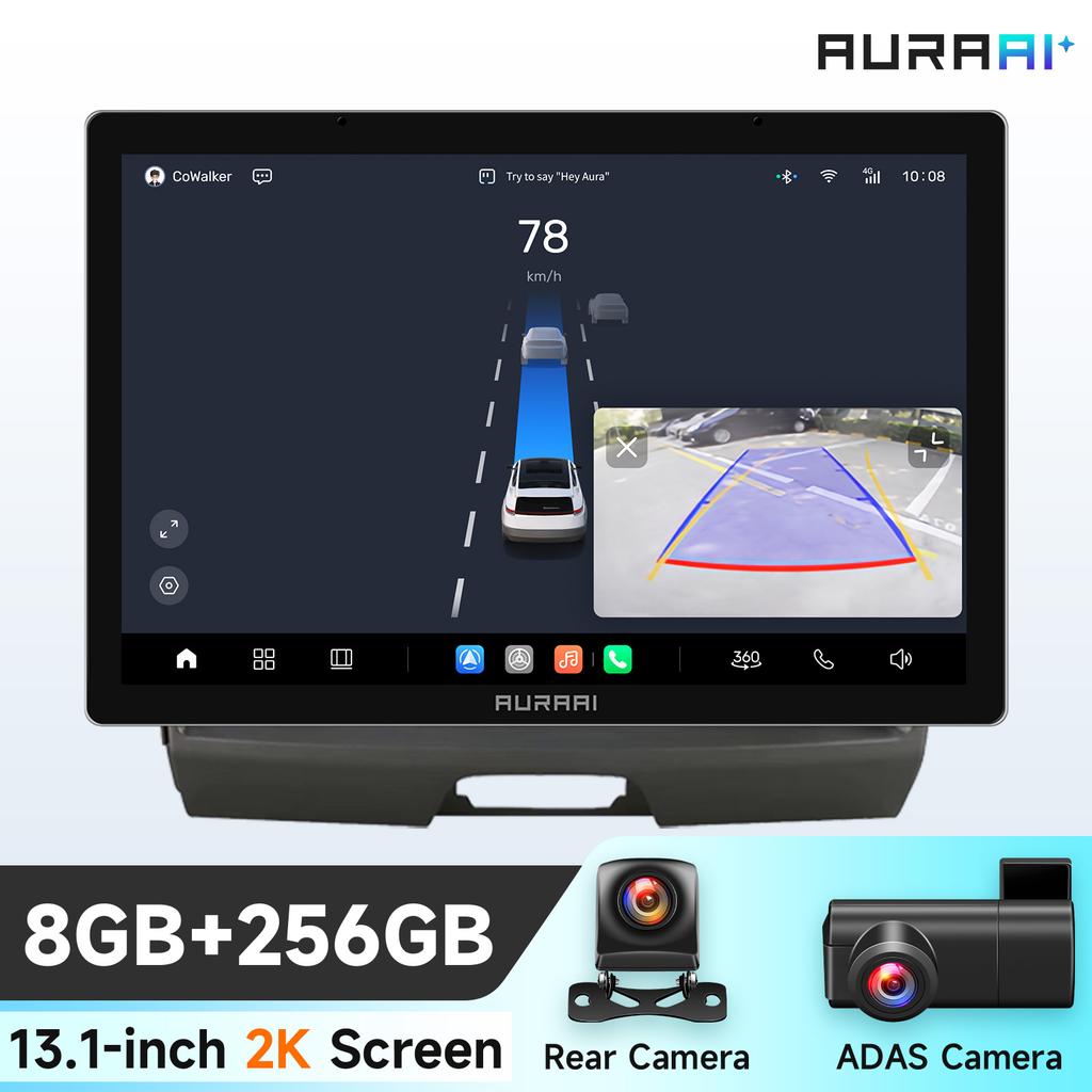 Auraai Car Intelligent Multimedia for Kla Sportage 2010 - 2016 Car Radio Gps Navi Carplay 4g Wifi Rds Dsp Unisoc 7870 Adas 2Din