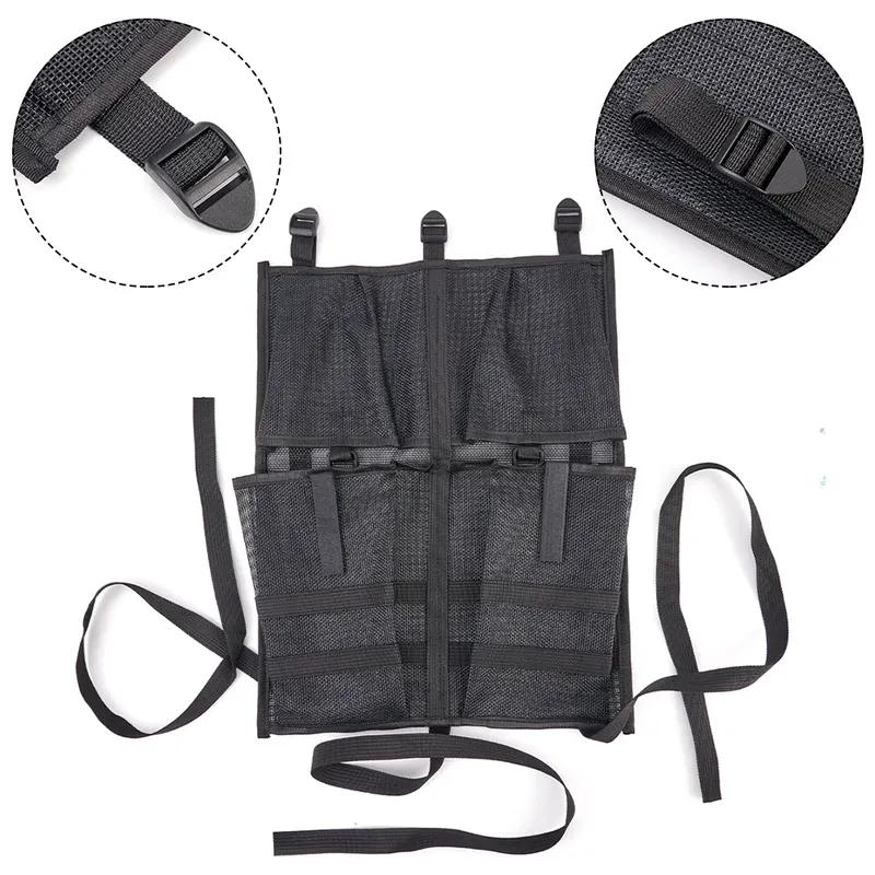 Nylon Mesh Kayak Under Seat Storage Bag Kayak Canoe Tool Organization Pouch Sheet
