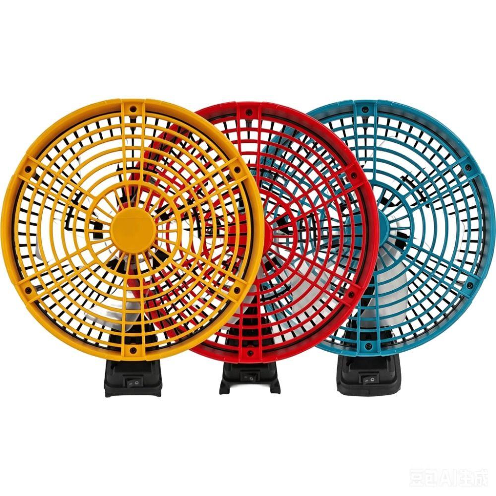 Foldable Lithium Battery Fan 8 Inch Jobsite Fan for Makita/Dewalt/Milwaukee Outdoor Camping