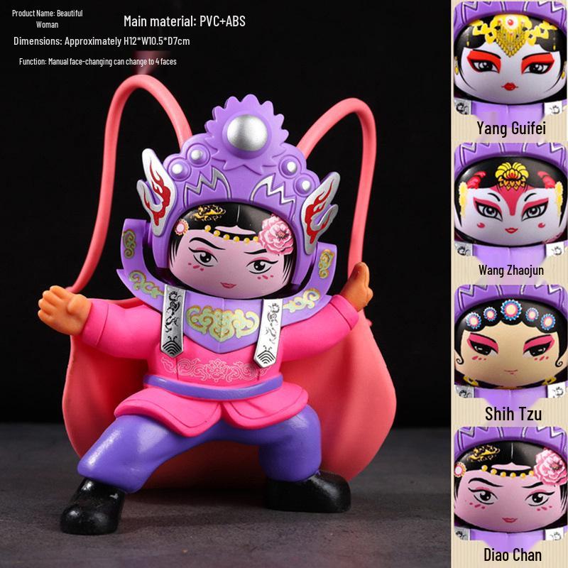 Sichuan Opera Face-Changing Doll: Creative Peking Opera Souvenir Toy from Chengdu