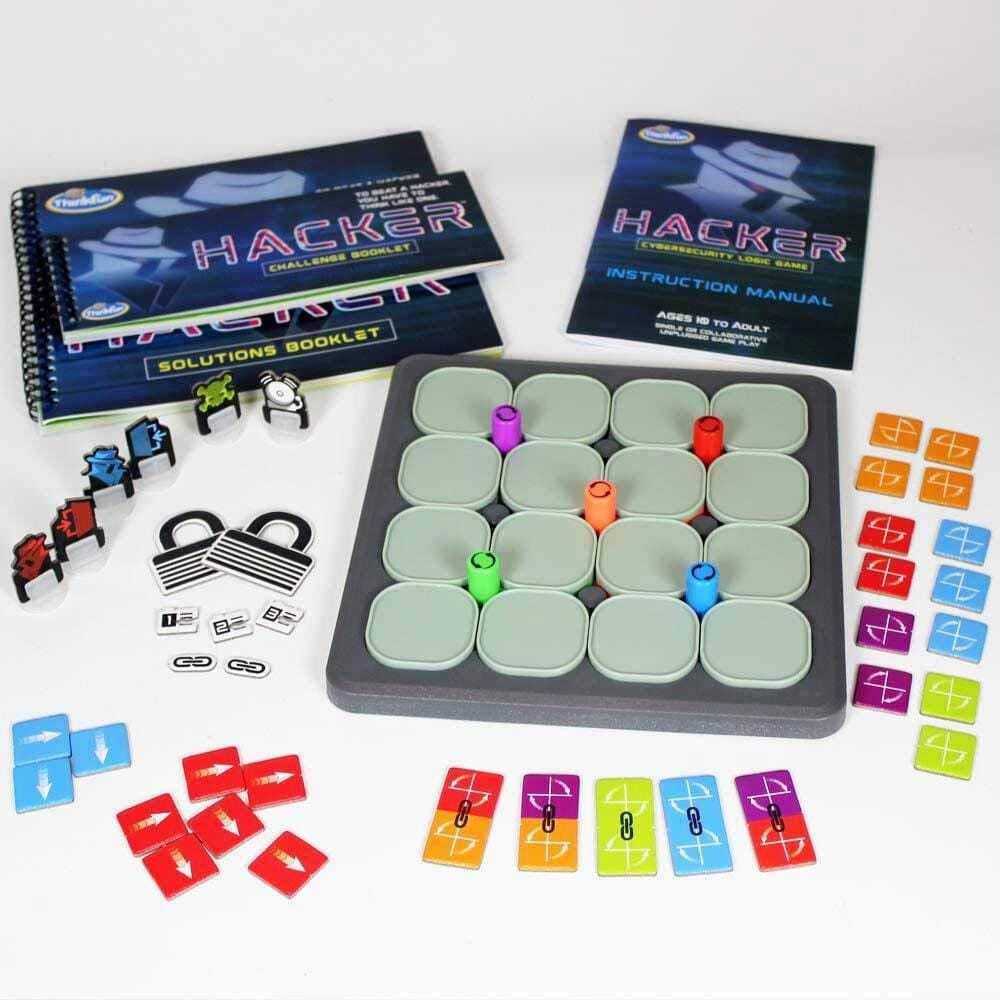 ThinkFun "Hacker" 1920 Programming Basics Game with Japanese Instructions, Ages 10 and Up, ThinkFun