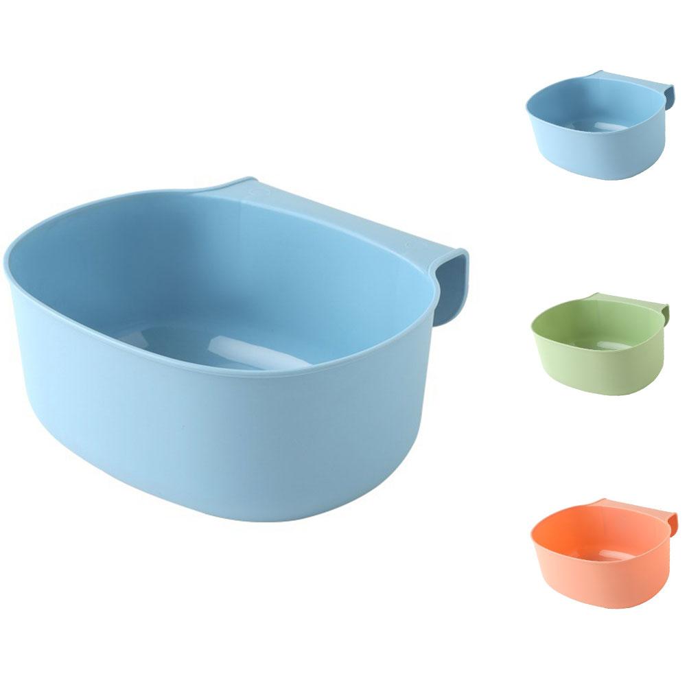 Plastic Hanging Waste Bin Trash Reusable Kitchen Rubbish Suspension Cabinet Door Sink Rack Cleaning Tool Can Container