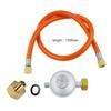 A60zdurable Gas Regulator, Accessory,1/2Inch Adapter, Part, Metal Hose Fittings, Connector,5Ft Hose For Heaters Steak Ovensmay