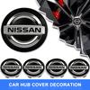 4Pcs 54/60mm X-trail Qashqai Tiida Note Juke Sentra Patrol Leaf Accessories Car Wheel Center Hub Caps Rim Cover Badge