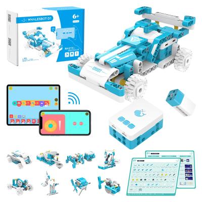 WhalesBot D1 Programmable for Ages Educational STEM Educational Toy Boys and Remote Control Assembly Craft 3D Japanese Popular Birthday Ages and 12