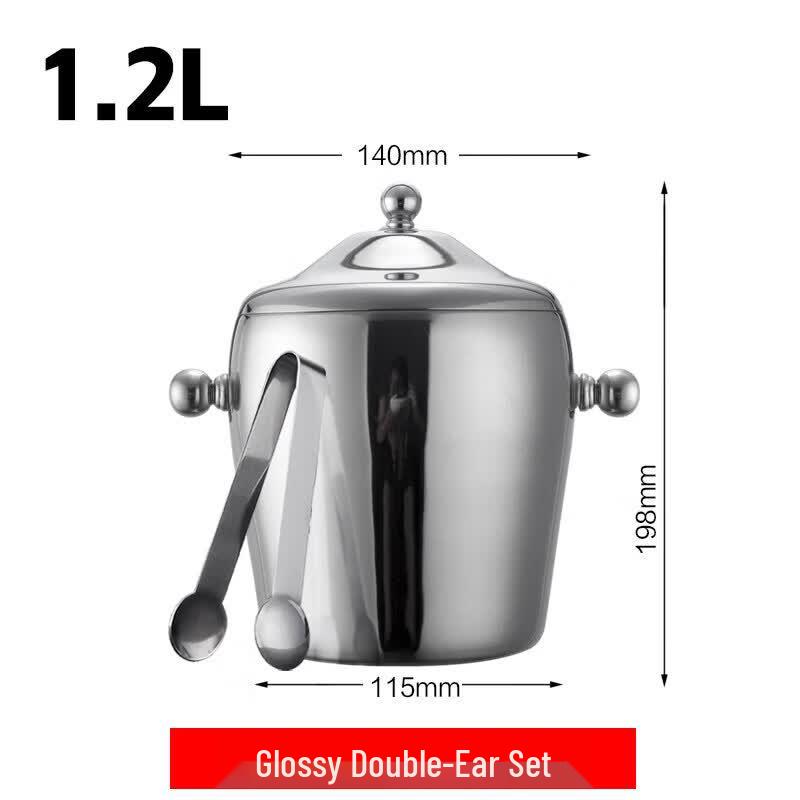 Stainless Steel Insulated Ice Bucket