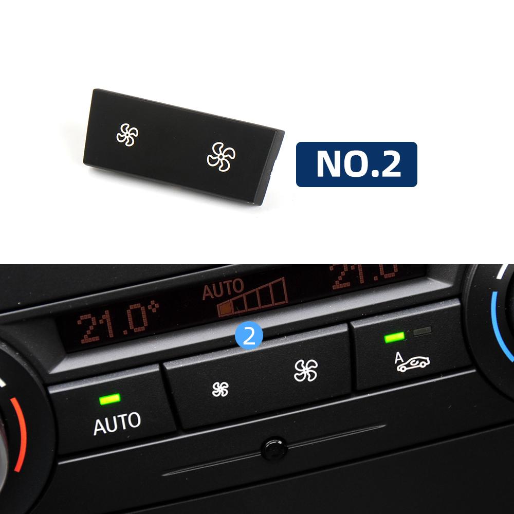 

For BMW E90 E93 E87 E84 F25 3 Series X1 X3 Car Heater Control AC Refrigeration Button Air Circulation Button Auto Switch Cover
