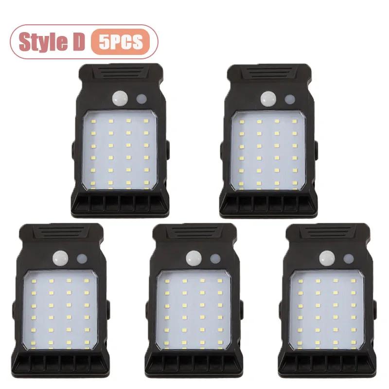 Solar Garden Lights Motion Sensor Clip-on Outdoor Lighting Multi Functional Yard Lawn Lights for Home Patio Garden Decoration