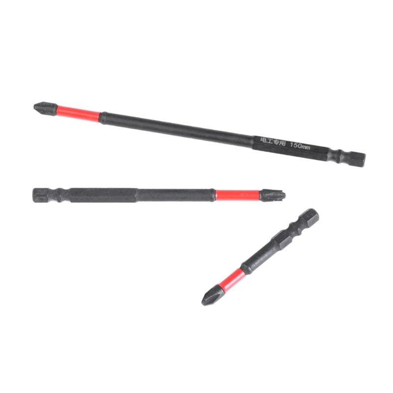 Magnetic Special Crossing Head Screwdriver Bit FPH2 for Electrician Screw Driver Bit Replacement 65mm/110mm/150mm