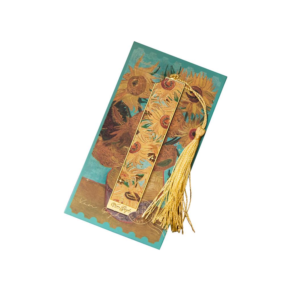 Semn de carte metalic gol cu pictură florală retro, nou, marcaj bronzant, cu ciucure, cadouri de papetărie pentru cititorul clubului de carte