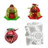 Christmas Pendant Metal Die Cuts Template Molds Christmas Bells Cutting Dies for Scrapbooking Cards Making Decorations
