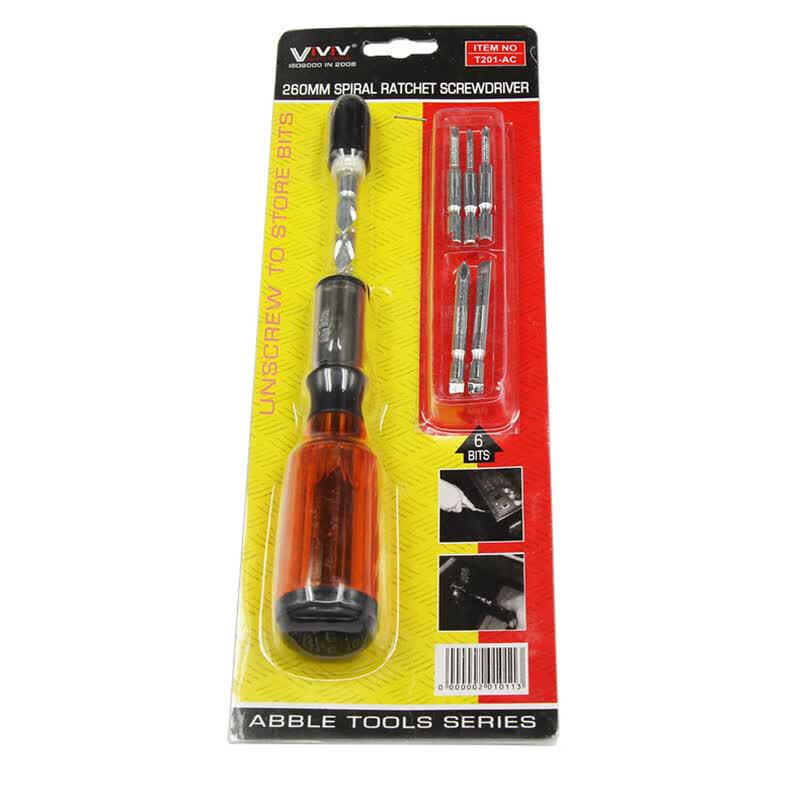Belton Hand-Press Ratchet Screwdriver