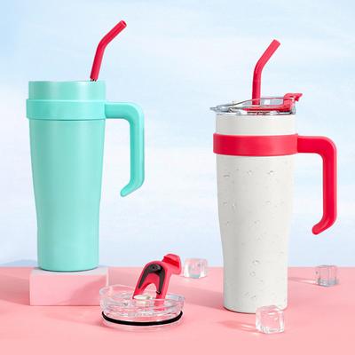 Big Mac Frost Cup Stainless Steel 40oz Handle Insulation Cup High Capacity Water Cup Office Straw Cup