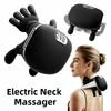 4D Kneading Massage Pillow Heated Neck Massager Bionic Hand Cervical Massage Device  for Back Neck