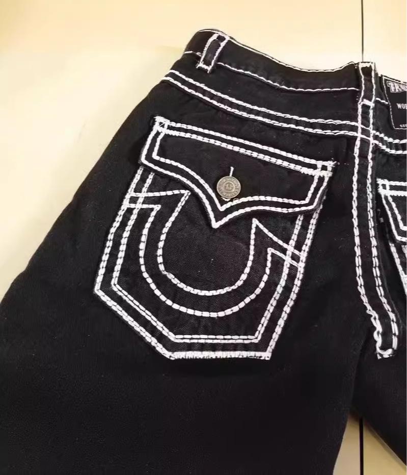 Unisex Männer Retro Gothic Jeans Frauen Y2K Casual Straight Street Weibliche Denim Hosen Hip Hop High Waist Lady Hose