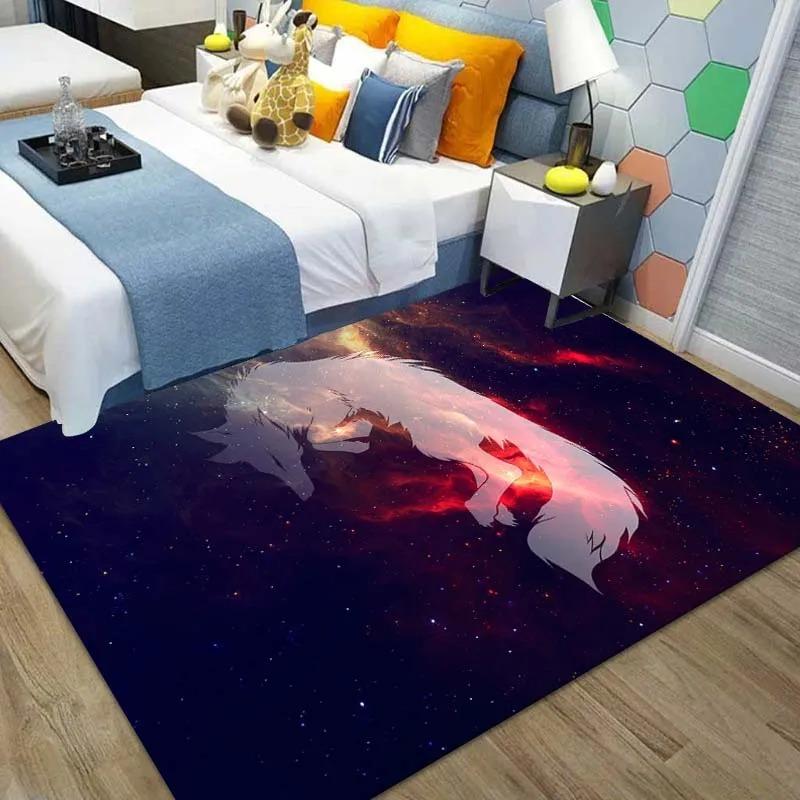 Wild Animal Wolf Floor Mat Door Front Decoration Home Living Room Floor Mat