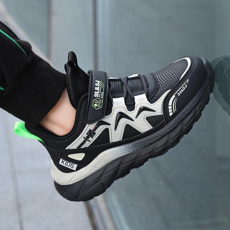 Boys' Breathable Mesh Running Shoes for Spring/Autumn 2024 - New Style for Older Children