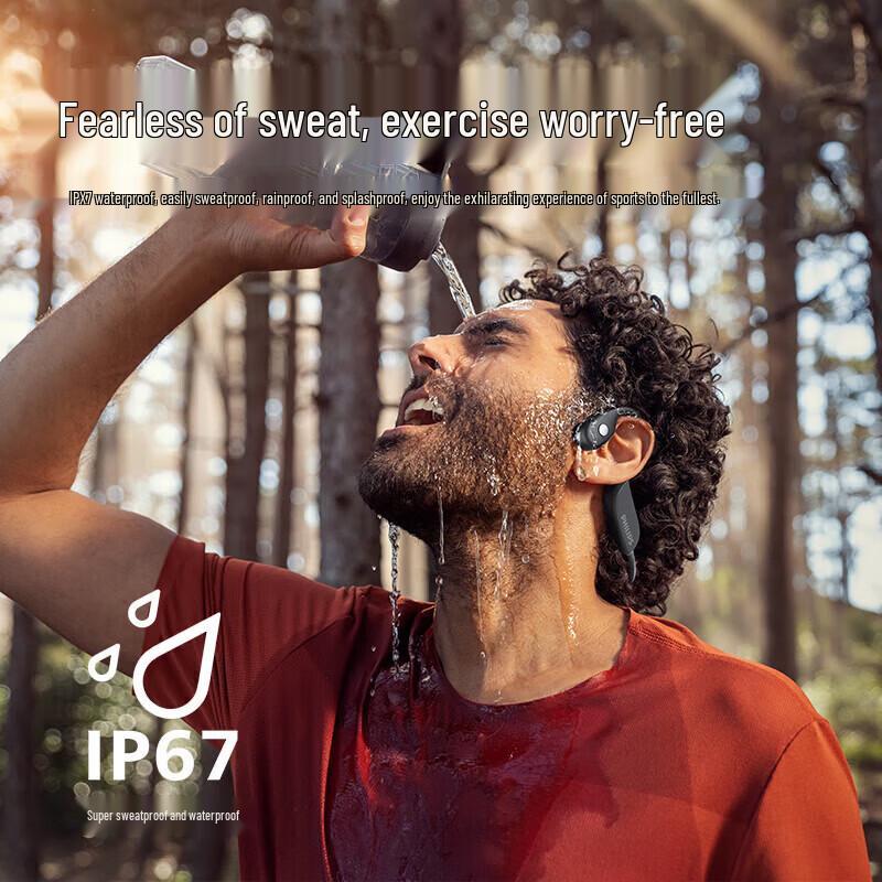 Philips Bone Conduction Open-Ear Sports Bluetooth Headset