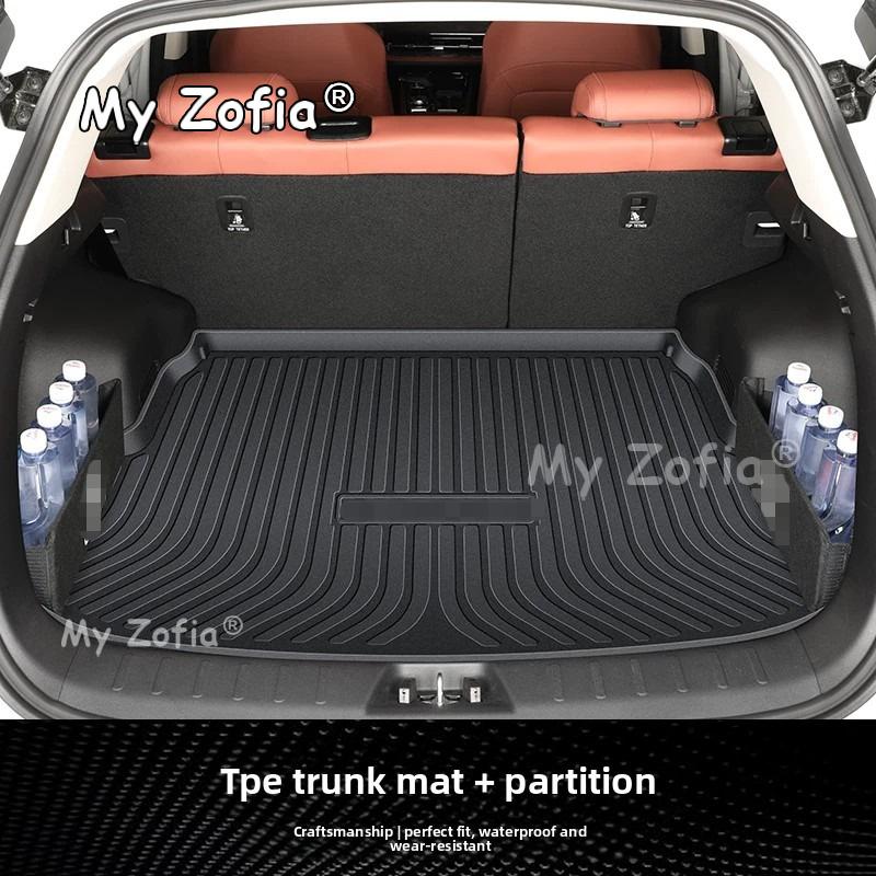 For CHANGAN UNI-S Changan CS55 Plus Gen 4 2026 Full Coverage TPE Car Trunk Mat Odorless Flexible Rear Cargo Liner Accessories