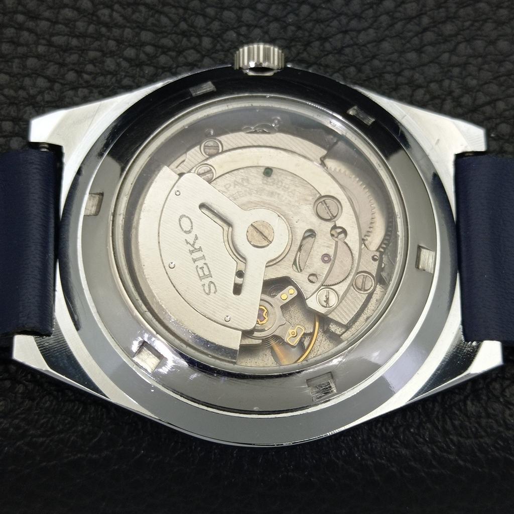 REFURBISHED SEIKO 5 AUTOMATIC 6309A VINTAGE JAPAN MENS BLUE DIAL WATCH a441315-5 Sk-a441315