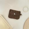 Kids Cute Corduroy Coin Purse with Key Ring Small Wallet Zipper Credit Card Holder