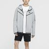 Nike Sportswear Tech Fleece Full-Zip Hoodie (Asia Sizing) Dark Grey Heather Men Streetwear CU4490-063