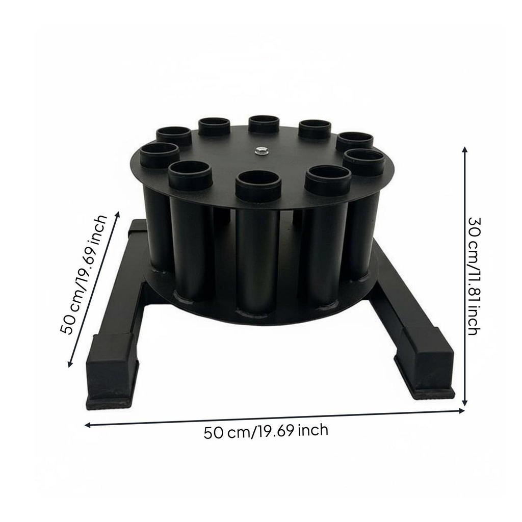 Degree Bar Holder Rotatable Rotating Barbell Rack Saving Stand for