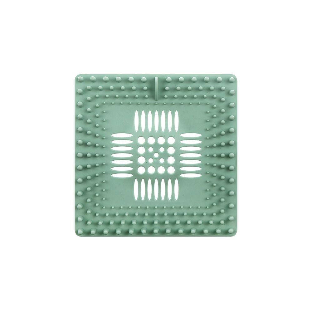 3pcs/set Floor Drain Sewer Outfall Drain Filter Square Shape Mesh Trap Kitchen Bathroom Accessories