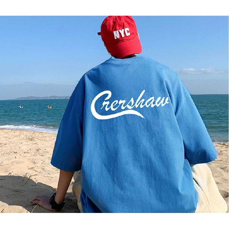 

Мужские футболки с коротким рукавом с буквенным графическим принтом, модные футболки с короткими рукавами, мужская одежда, повседневная футболка, мужские летние топы в корейском стиле ретро для 5XL джинсовый синий