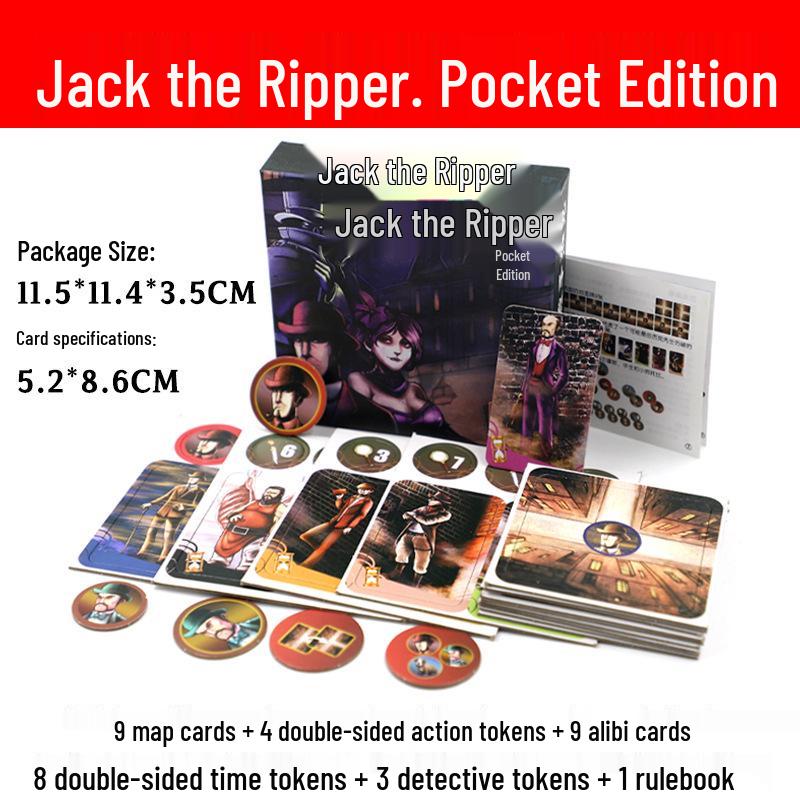 Jack the Ripper: New York Pocket Edition & Collection - 4-in-1 Strategy Game