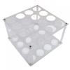 Vinyl Storage Rack with 16 Holes for Craft Rooms and Wrapping Paper