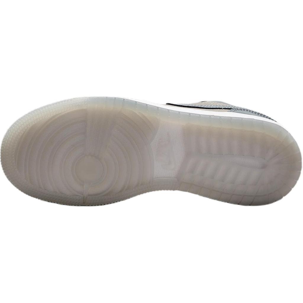 Air Jordan 1 Low GS Patent Cool Grey Kids Sneakers Medium-Grey White HF3188-011