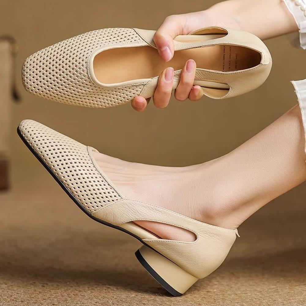 Ladies Shoes 2025 Fashion Shallow Women's High Heels New Slip-on Casual Hot Sale Soft Bottom Best Seller Flat Low Heels Zapatos