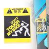 10Pcs Don't Touch My Bike Bicycle Waterproof Decorative Warning Sticker Decal