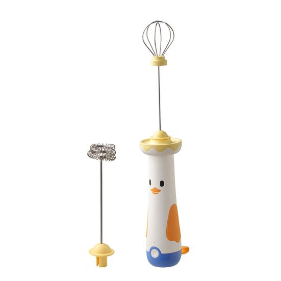 Electric Milk Frother Egg Wireless Frother Handheld White Whisk Rechargeable Frother