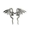 Magic Dragon Detachable Dark Style Stud Earrings for Women - European & American Fashion, Exaggerated Festival Design