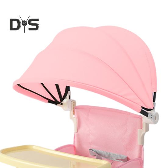 Portable Baby High Chair Folding Toddler Camping Chair Dining Seat Adjustable Safety Belt Multifunctional Booster Seat with Removable Tray And