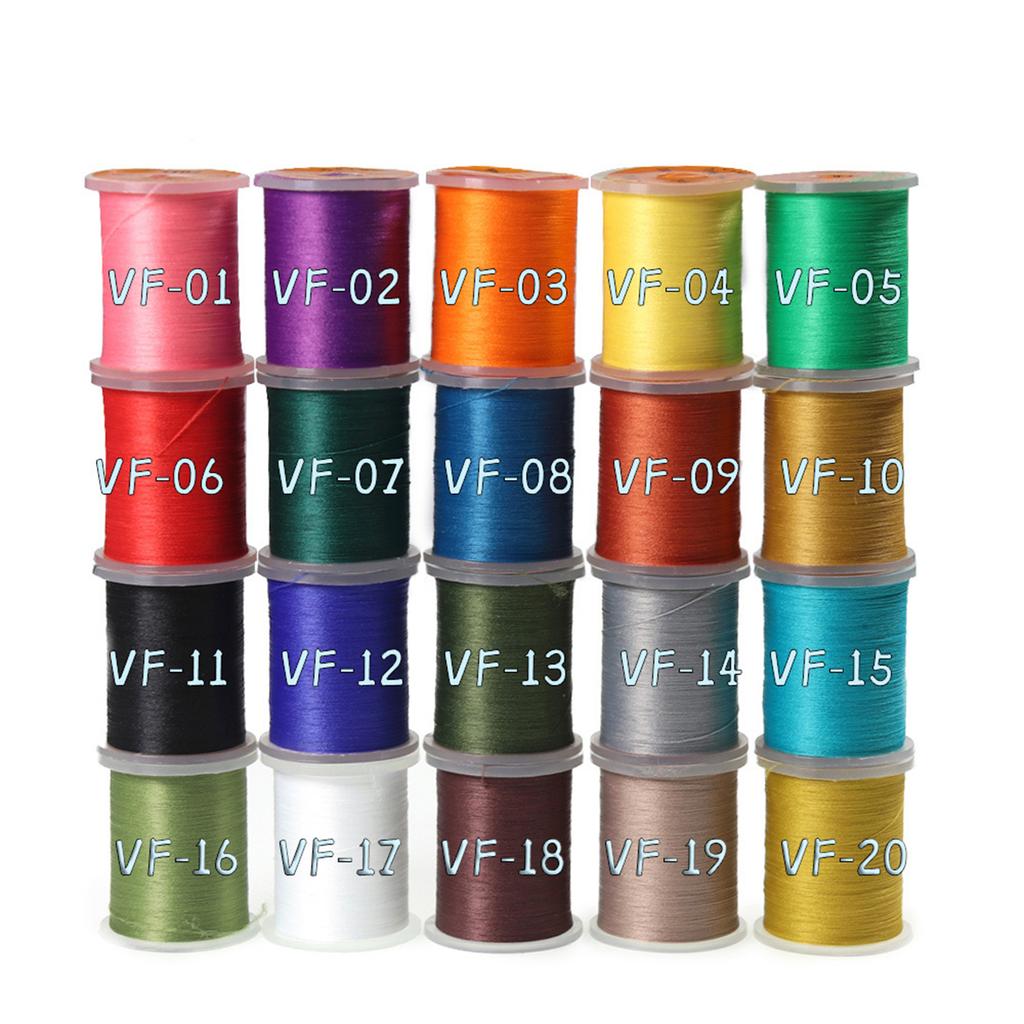 Fly Tying Thread Strong in Standard Bobbins Fly Fishing Material Accessories Flash Tinsel Thread for Lure Bait Making DIY Tool
