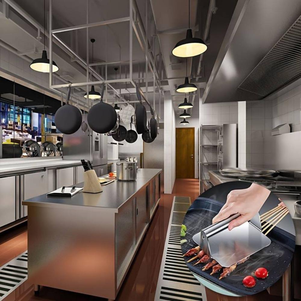 No Rust Stainless Steel Grill Press Round Burger Smasher Smash Burger Press Home Cooking