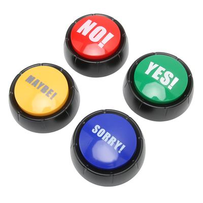 4Pcs Dog Communication Buttons Multifunctional 4 Types of Sound Effects Pet Training Buzzer for