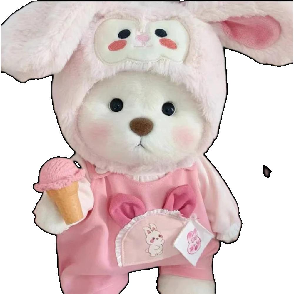 30cm Orsetto Teddy Tale Fatto a Mano Giocattolo di Peluche Cambia Vestito Panno per Gattonare per Bambino Ragazza Abbraccio Morbido Peluche Bambola per Regalo Fidanzata cloth no bear