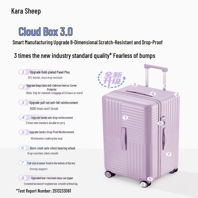 KALA·Y Cube Travel Suitcase 20-inch