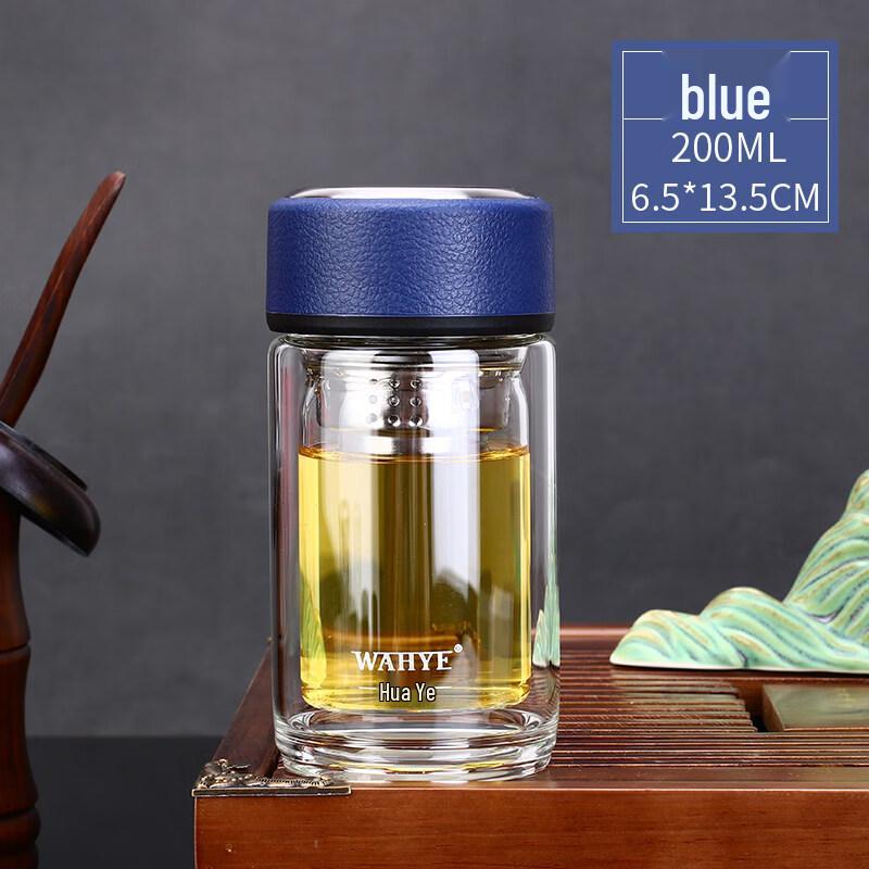 ZISIZ Double-Layer Heat-Resistant Glass Cup