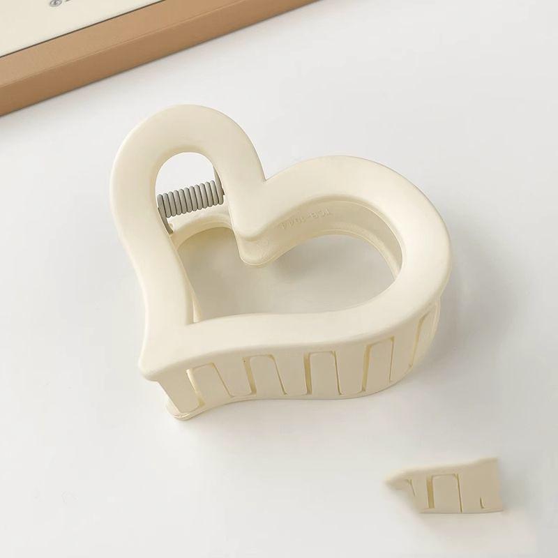 

Матовая любовь Заколка-краб для волос Женская заколка для волос Матовая заколка Захватывающая ложка Заколка для волос Девочки Корейская мода Хвост Аксессуары для волос