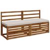 1 piece Bench Cushion VUGHT 100percent  Polyester White
