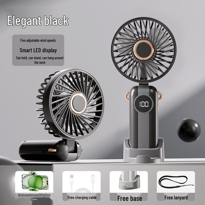 Foldable Handheld Mini USB Fan with Large Airflow