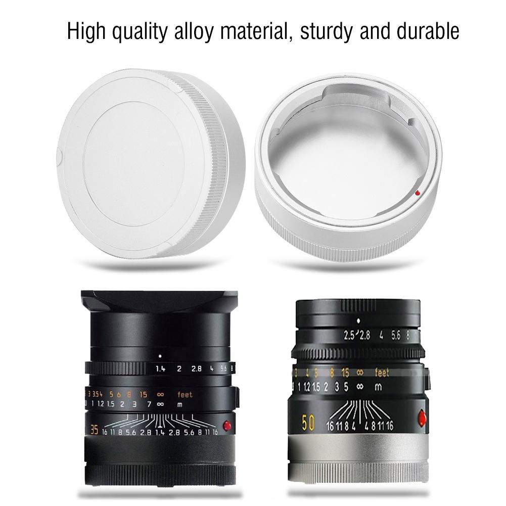 Professional Metal Rear Lens   for   M Mount Camera Lenses Photography Accessory Black