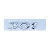 3d ABS Chrome Black  408 206 207 301 307 508 308 Emblem Letters Nameplate Number Sticker Car Trunk Badge Decal Accessories