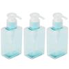 3PCS 100ml Pump Bottle Plastic Empty Soap Dispenser Shampoo Body Wash Lotion Container for Travel