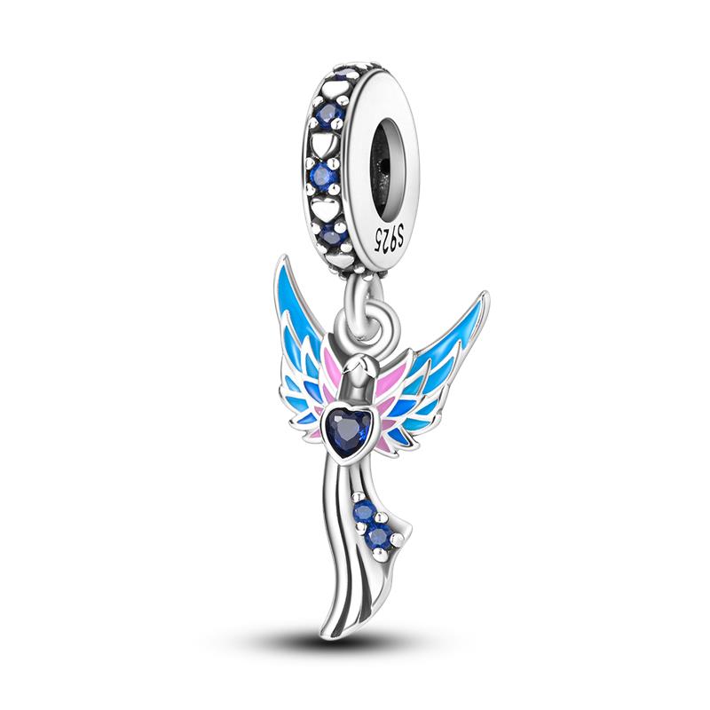 Kupfer Einhorn Fee Insekt Blume Perlen Anhänger Passend Kompatibel Mit Pandora Authentischen Armbändern DIY Schmuck Geburtstagsgeschenk Jubiläum